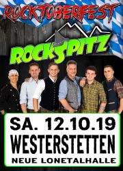 Tickets für ROCKSPITZ  |   Oktoberfest in Westerstetten (UL) am 12.10.2019 - Karten kaufen